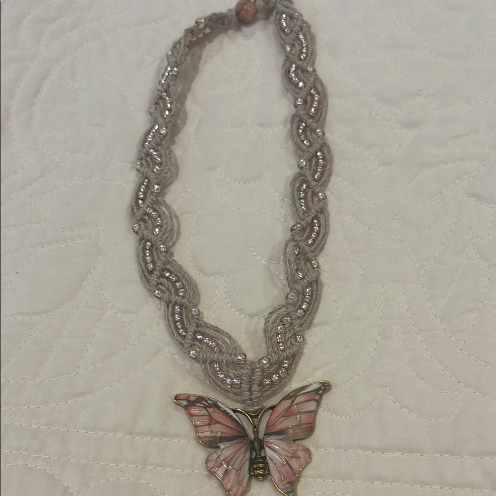 Elegant Butterfly Pendant Necklace